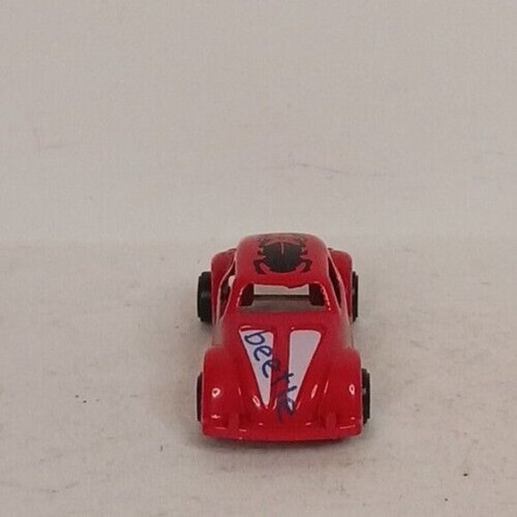 VW Volkswagon RedBox Beetle Diecast Bug Vintage 1:87 Scale Orange Good Condition - Picture 5 of 9